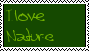 I love nature Stamp