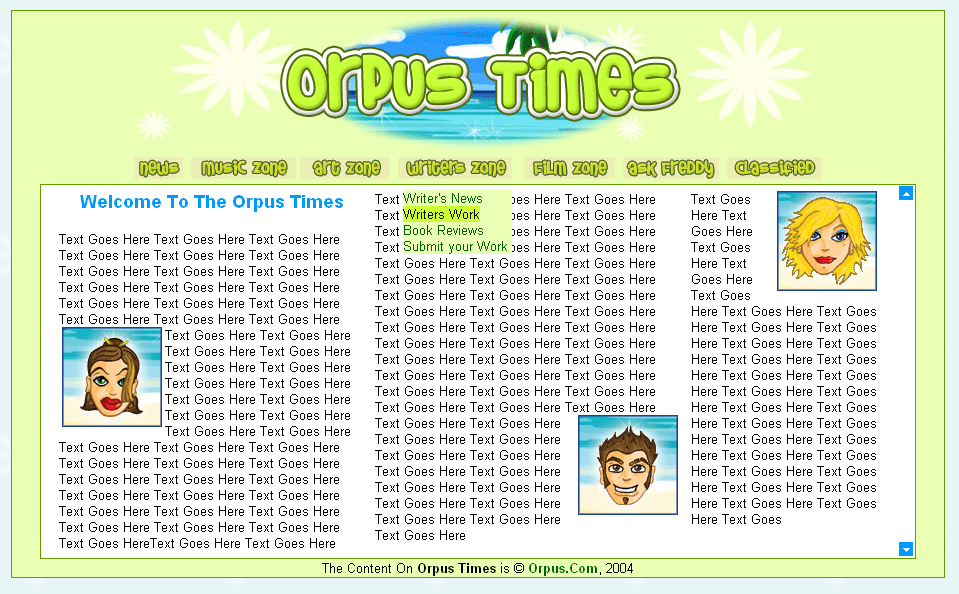 Redesign of Orpus Times