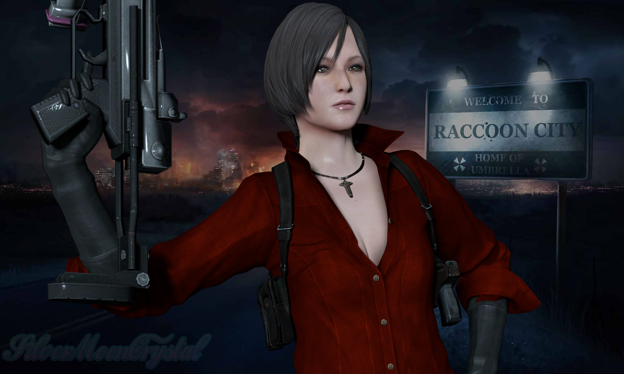 Resident Evil 6 - Ada Wong by SilverMoonCrystal on DeviantArt. source: orig...