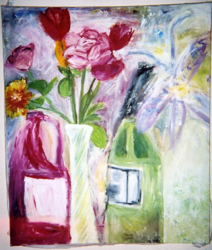 Flowers and Paints