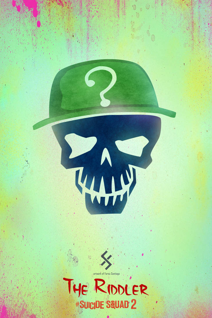 Skull Riddler Suicide Squad Skull - The Riddler by farrrou on DeviantArt