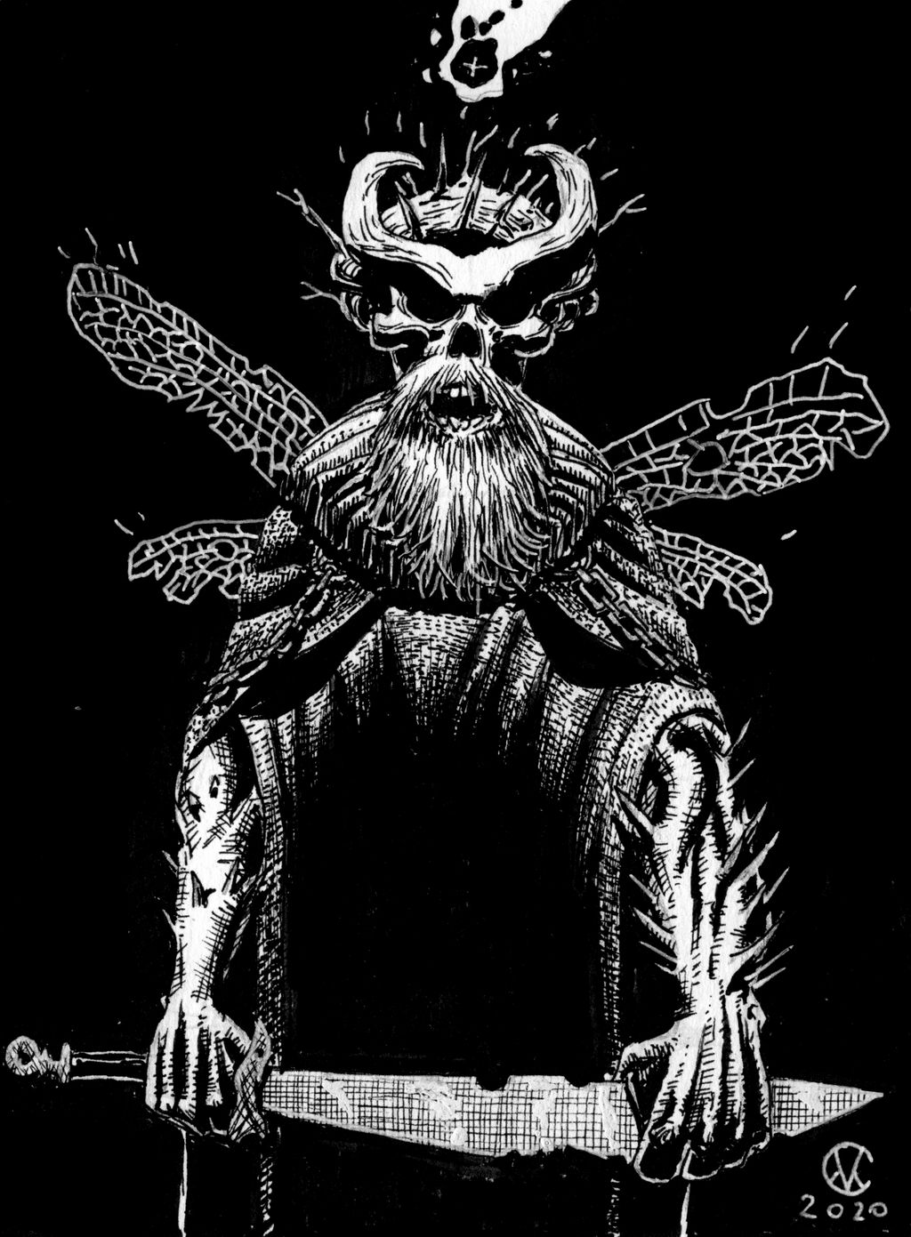 Ars Goetia - Count Halphas by mentat0209 on DeviantArt