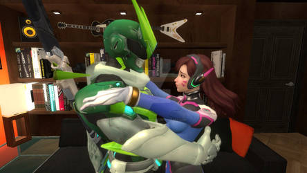 Genji X D.va - Sentai suit