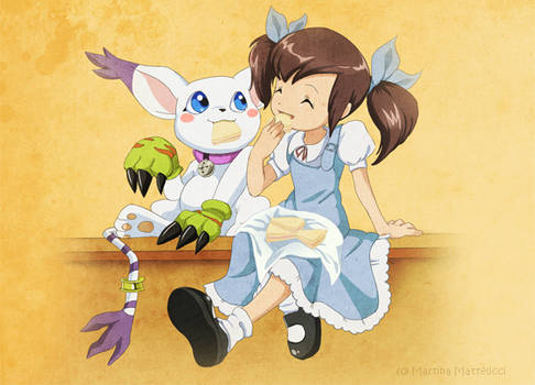 .: Mika and Tailmon :.