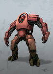 red robot concept