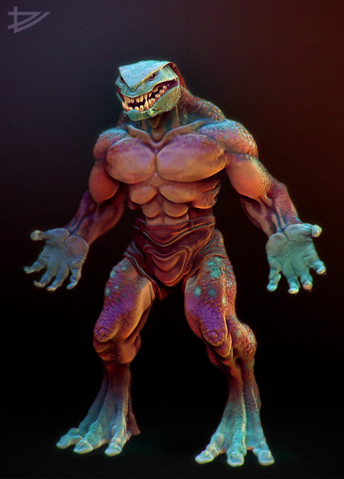 Zbrush alien wip2