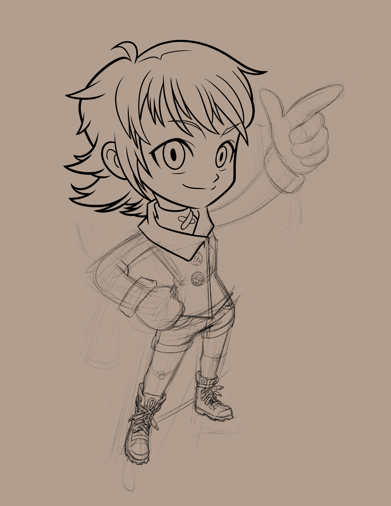 Chibi Illustration - Work in Progress by GilbertoIzquierdo on DeviantArt