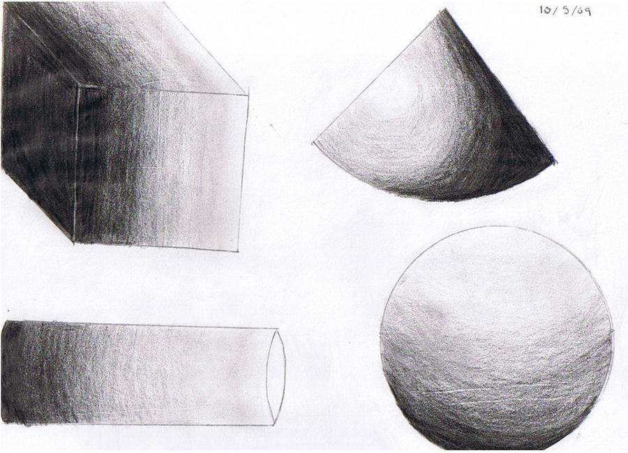 Basic Shape Shading by ElizabethHale on DeviantArt