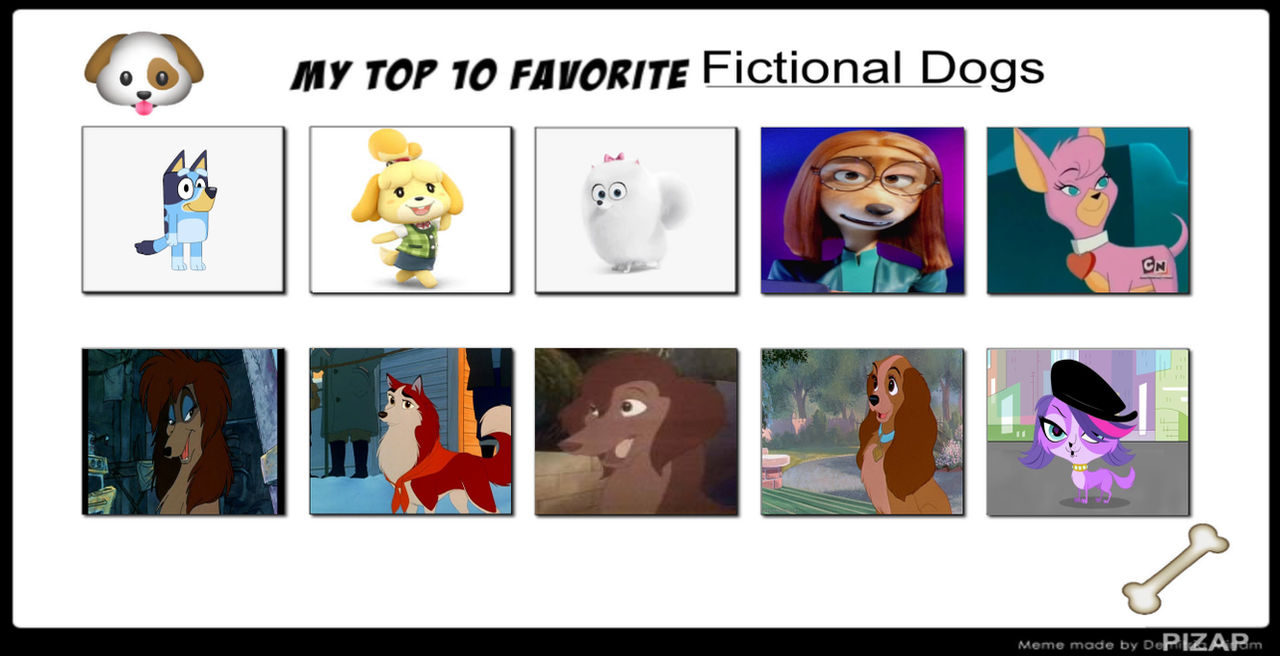 Gogs Animation Top 10 Favorite Animated Female Dogs by ToThinkSuddenly on DeviantArt