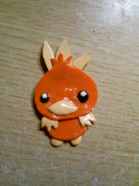 Torchic necklace pendant