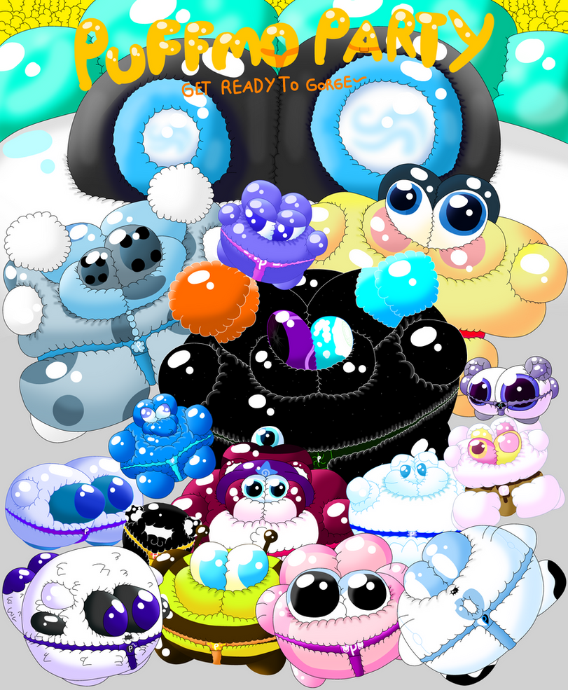 Puffmo PUFFMO PARTY~ by supernewtonbros on DeviantArt