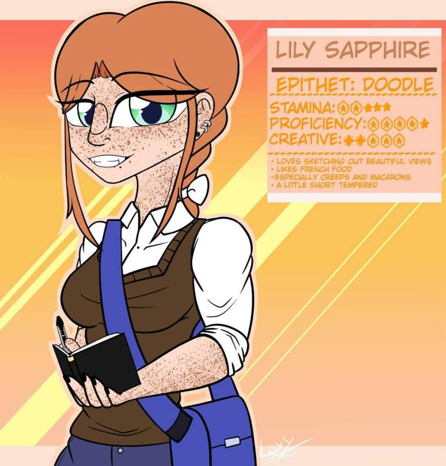 Epithet Erased Oc: Lily Sapphire by loxydragonvich109 on DeviantArt Epithet Erased Oc: Lily Sapphire by loxydragonvich109 on DeviantArt