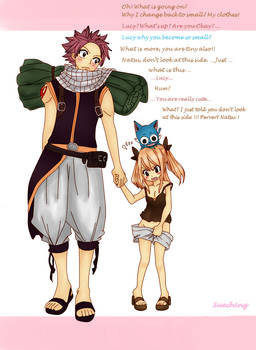 Little Lucy X Natsu X Little Happy