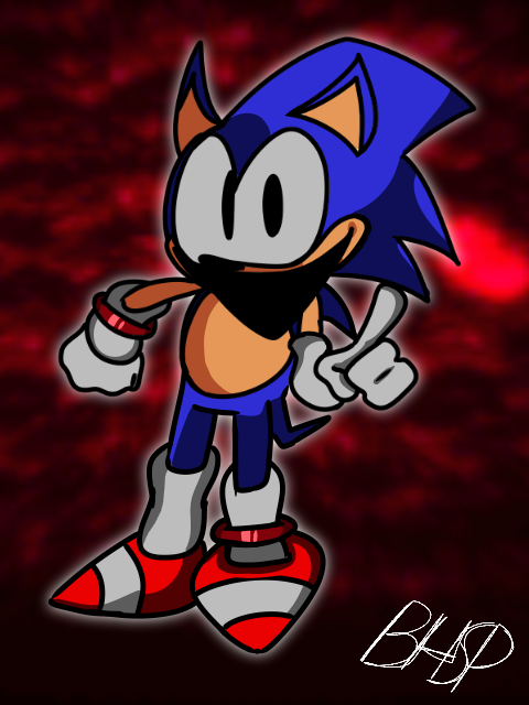 Sonic.EXE rewritten by AI by Joshua828282 on DeviantArt
