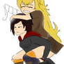 Ruby Yang piggyback