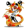 Boo! Color Splash Skeleton in Halloween