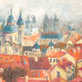 City panorama-Prague