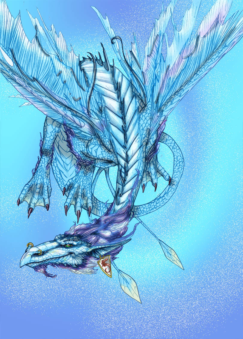 Cristal Dragon in flight