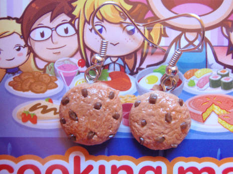 Chocolate Chip Cookie Earrings