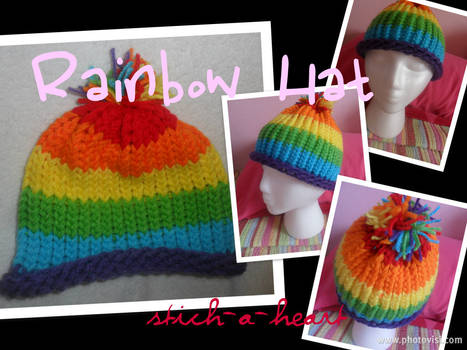 Rainbow hat