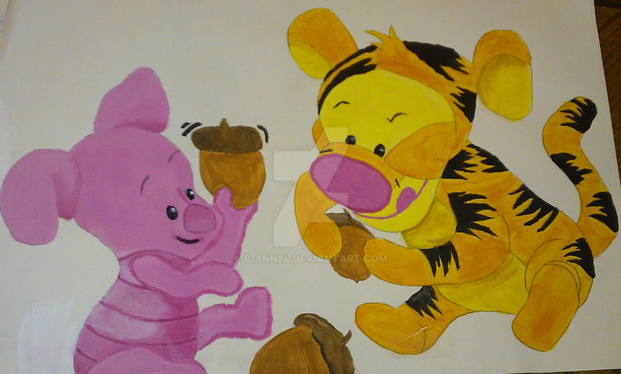 Tigger And Piglet By B ann24 On DeviantArt tigger-and-piglet-by-b-ann24-on-deviantart