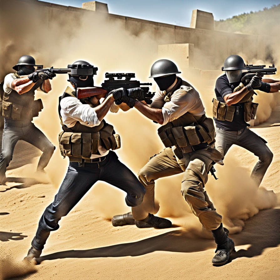 Action Gun Fighting by kenec1 on DeviantArt
