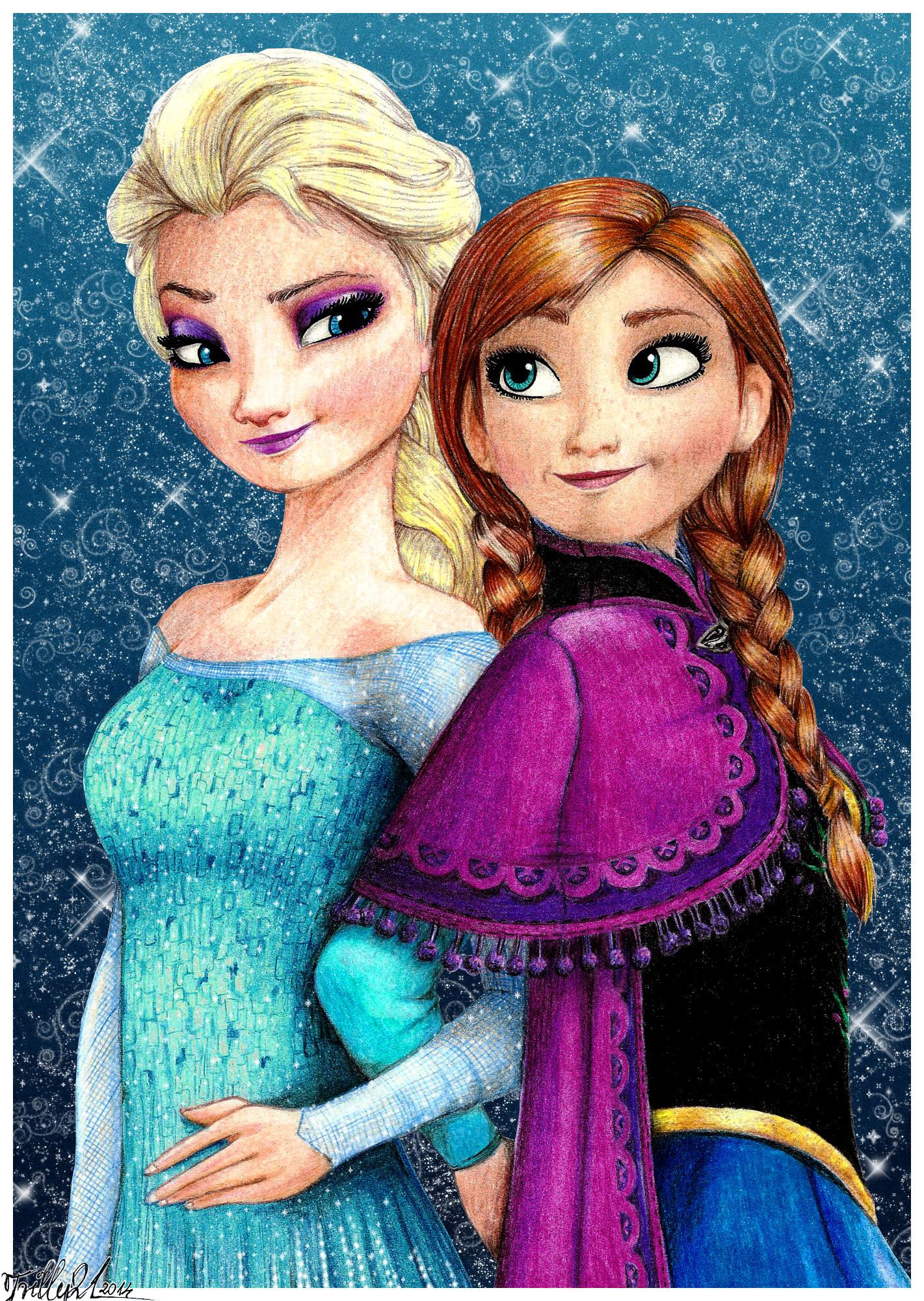 Elsa and Anna