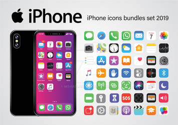 iPhone icons bundles set