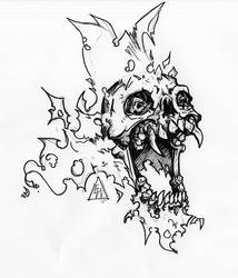Skull Sketch006