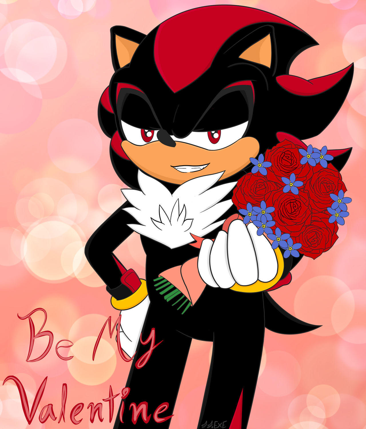 Be My Valentine ~ Shadow The Hedgehog by jjEXE on DeviantArt