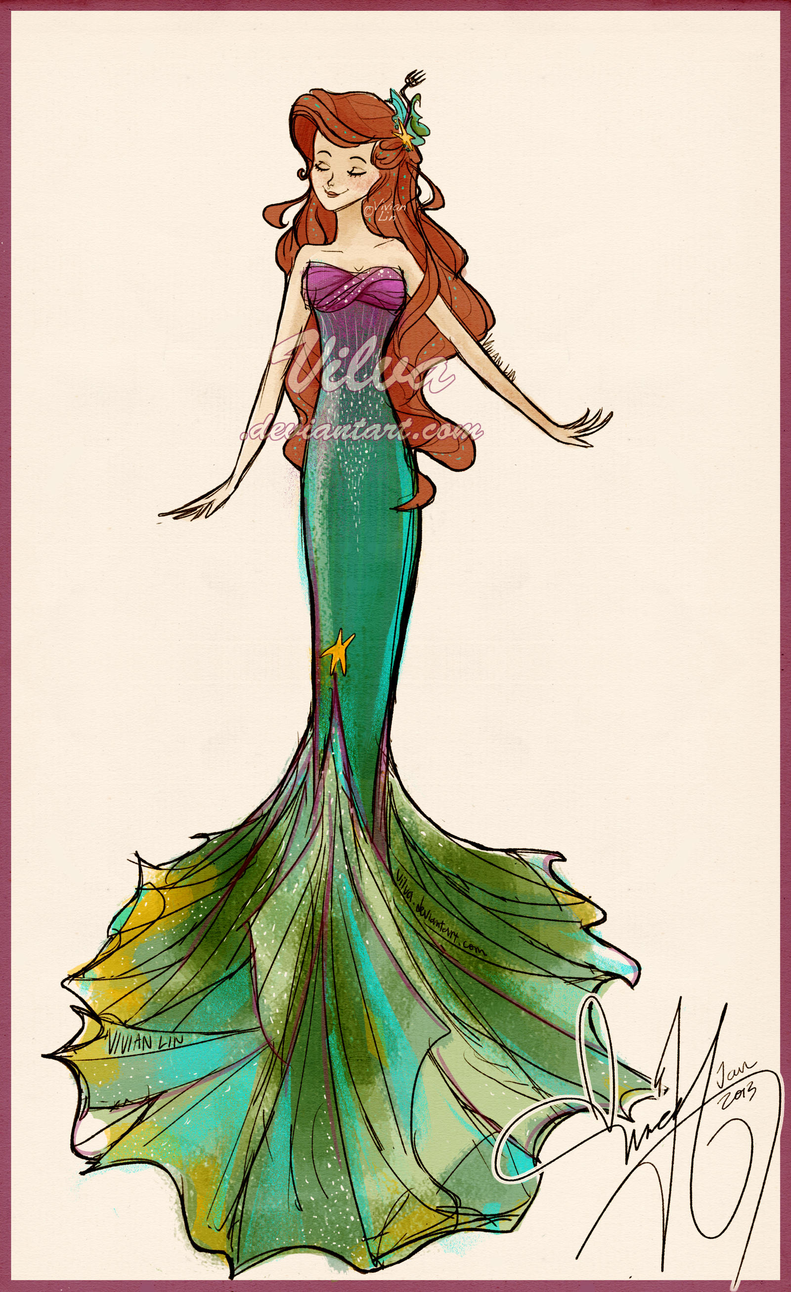 Disney fashion: Ariel