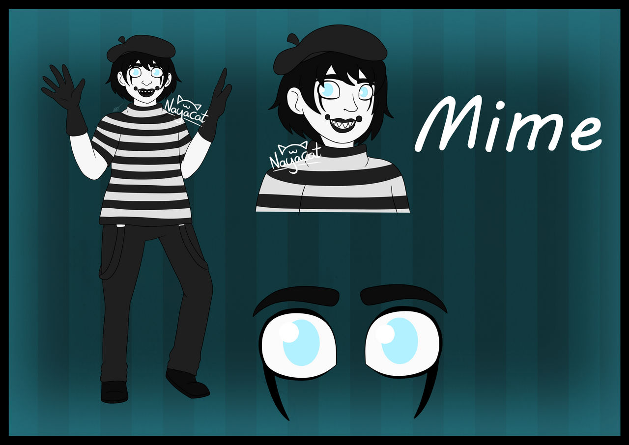 Mime Reference Circus oc: Mime reference by NayaCat on DeviantArt