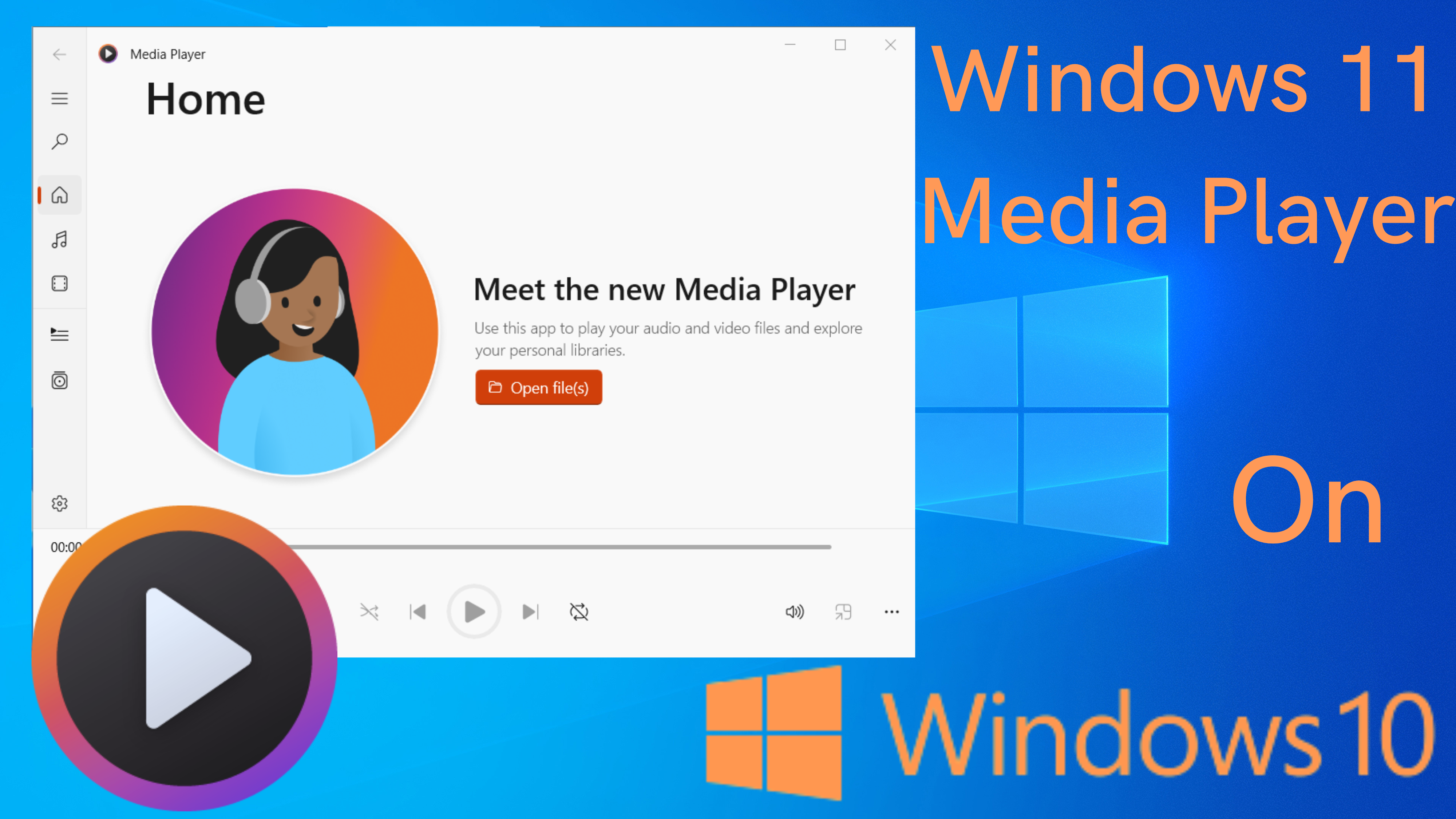 Windows 11 Media Player for Windows 10