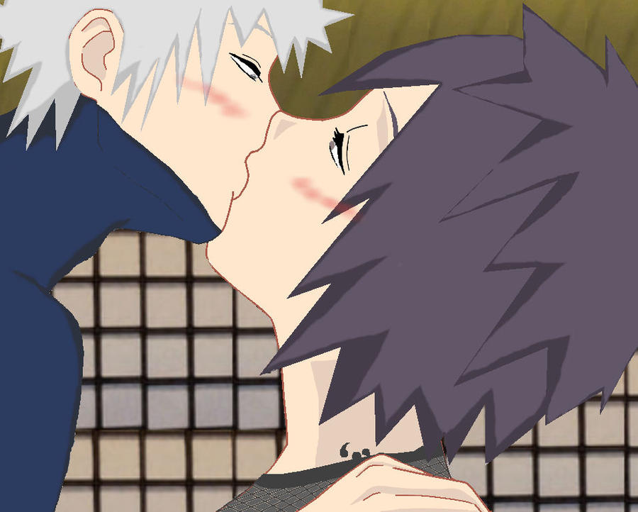 Kakashi Anko kissing