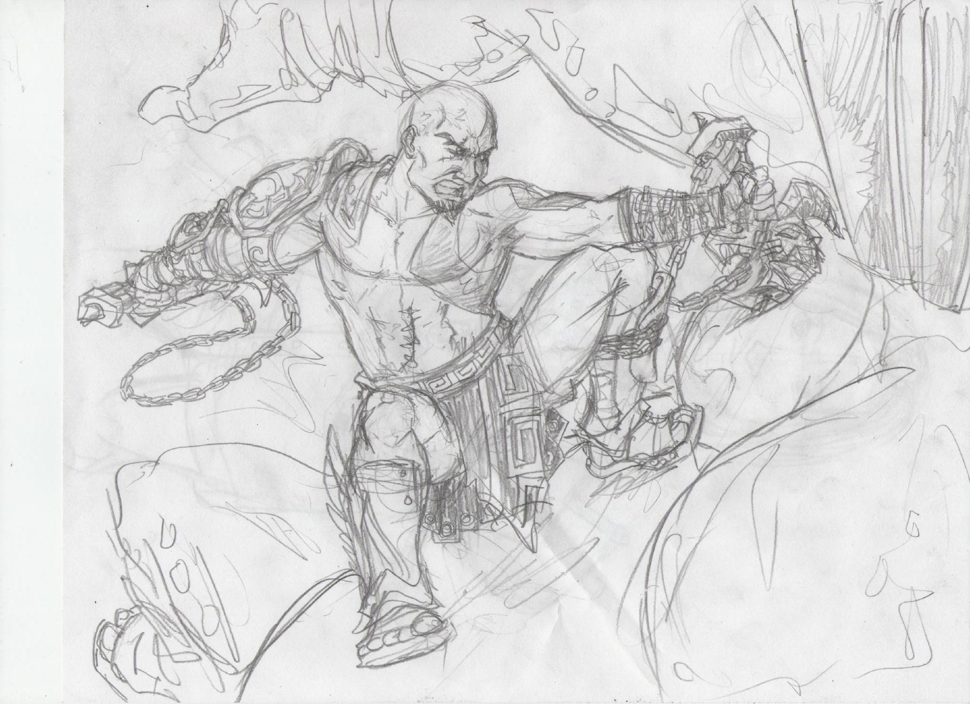 Kratos y Tyr by wingzerox86 on DeviantArt