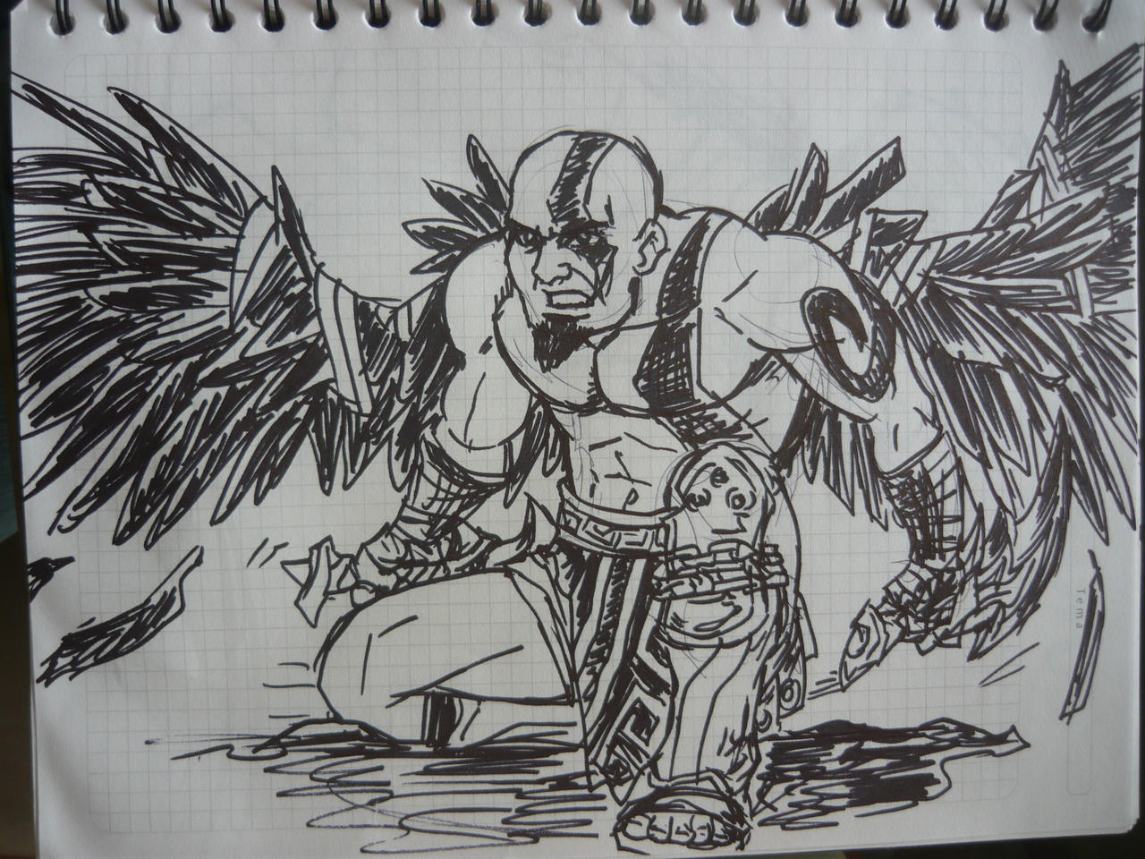Kratos y Tyr by wingzerox86 on DeviantArt