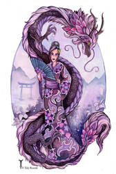 Lavender Serpent by TrollGirl