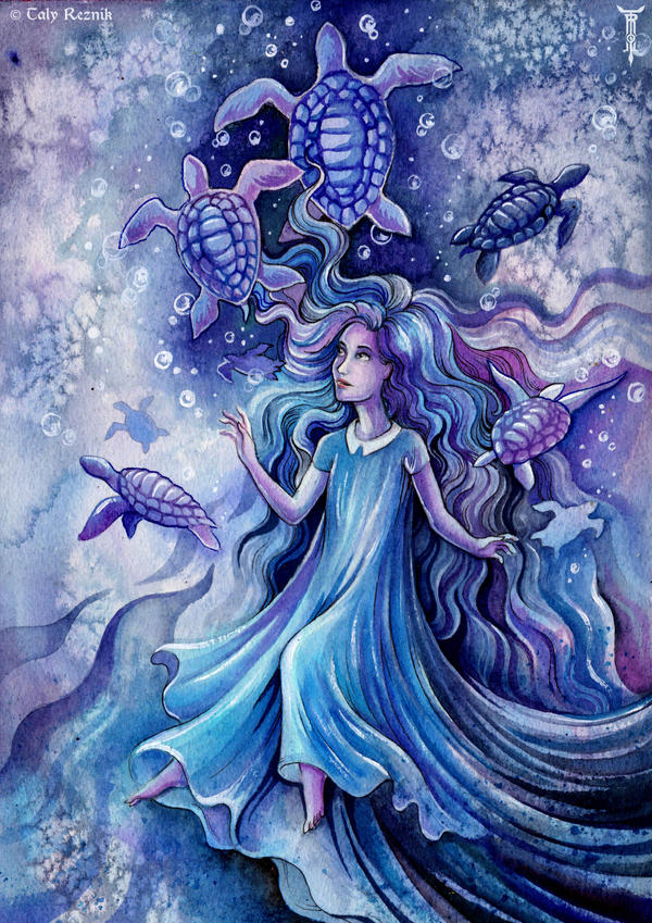 Dream of the blue turtles by TrollGirl