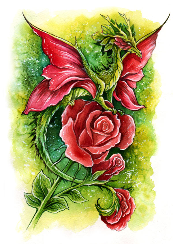 Red Rose Fairy Dragon