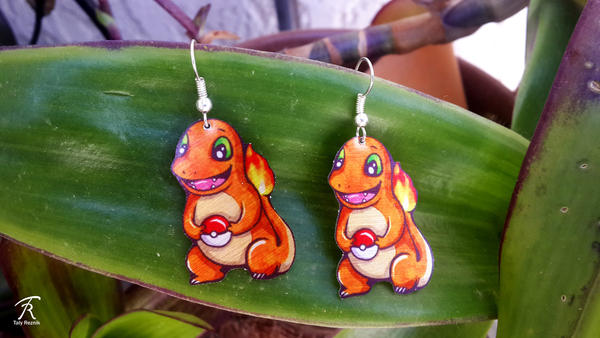 Charmander Earrings