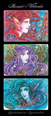 Mermaids-Watercolors