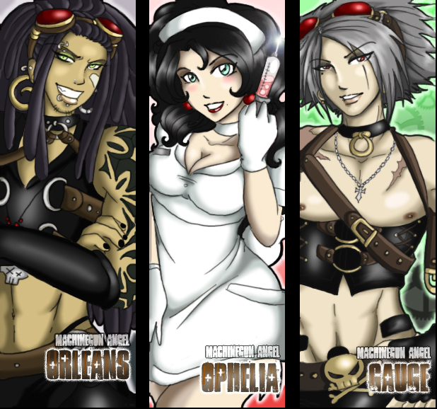 Machinegun Angel Bookmarks