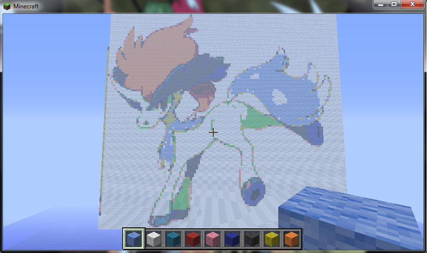 Keldeo Minecraft Creation