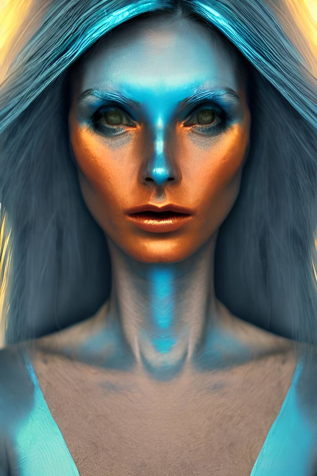 Alien Human hybrid by KavellionAI on DeviantArt