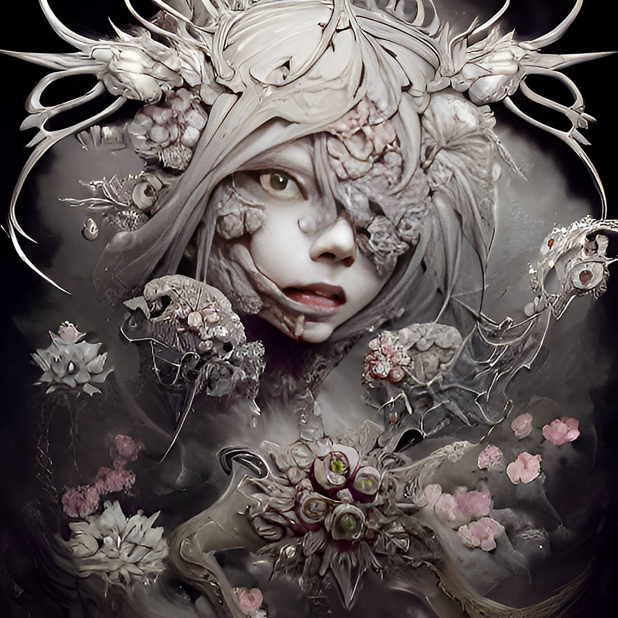 Floral Demoness Waifu render (1) by KavellionAI on DeviantArt