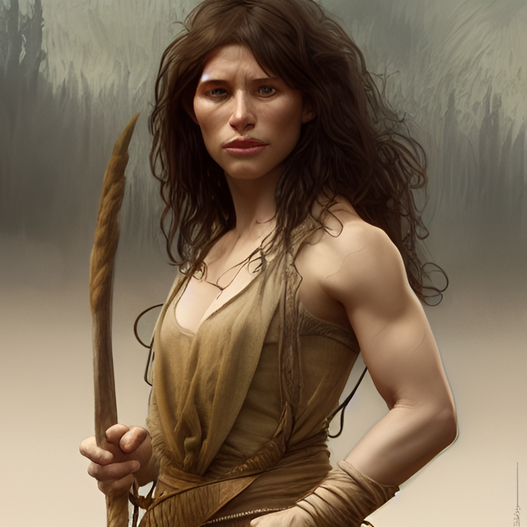 Neanderthal Woman (8) by KavellionAI on DeviantArt