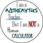 Math Teacher Button+Sticker?