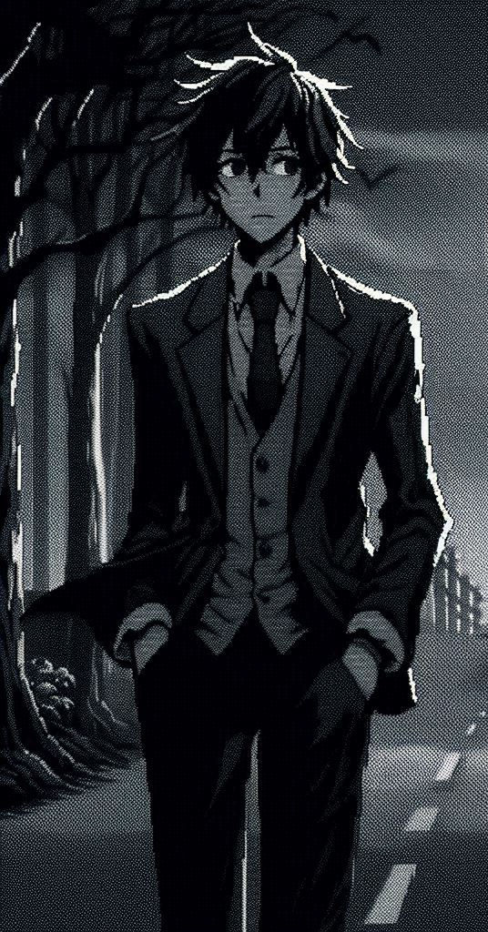 Anime Boy: Dark, Gloomy Road by Simca6 on DeviantArt