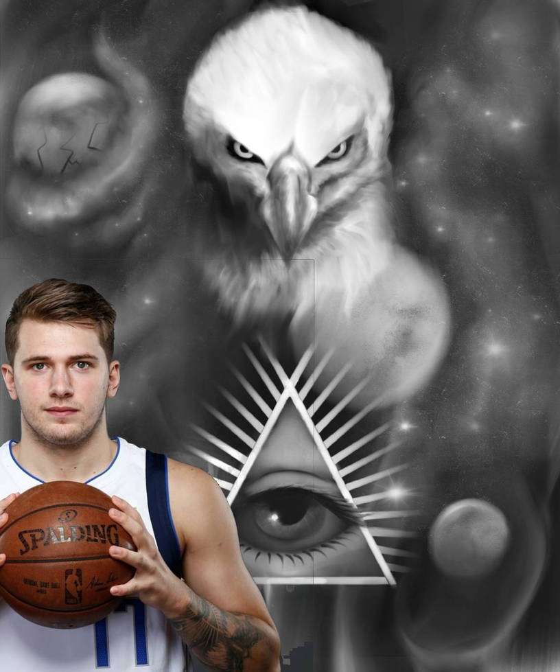 I tried to create Luka Doncic tattoo by BlameAred on DeviantArt
