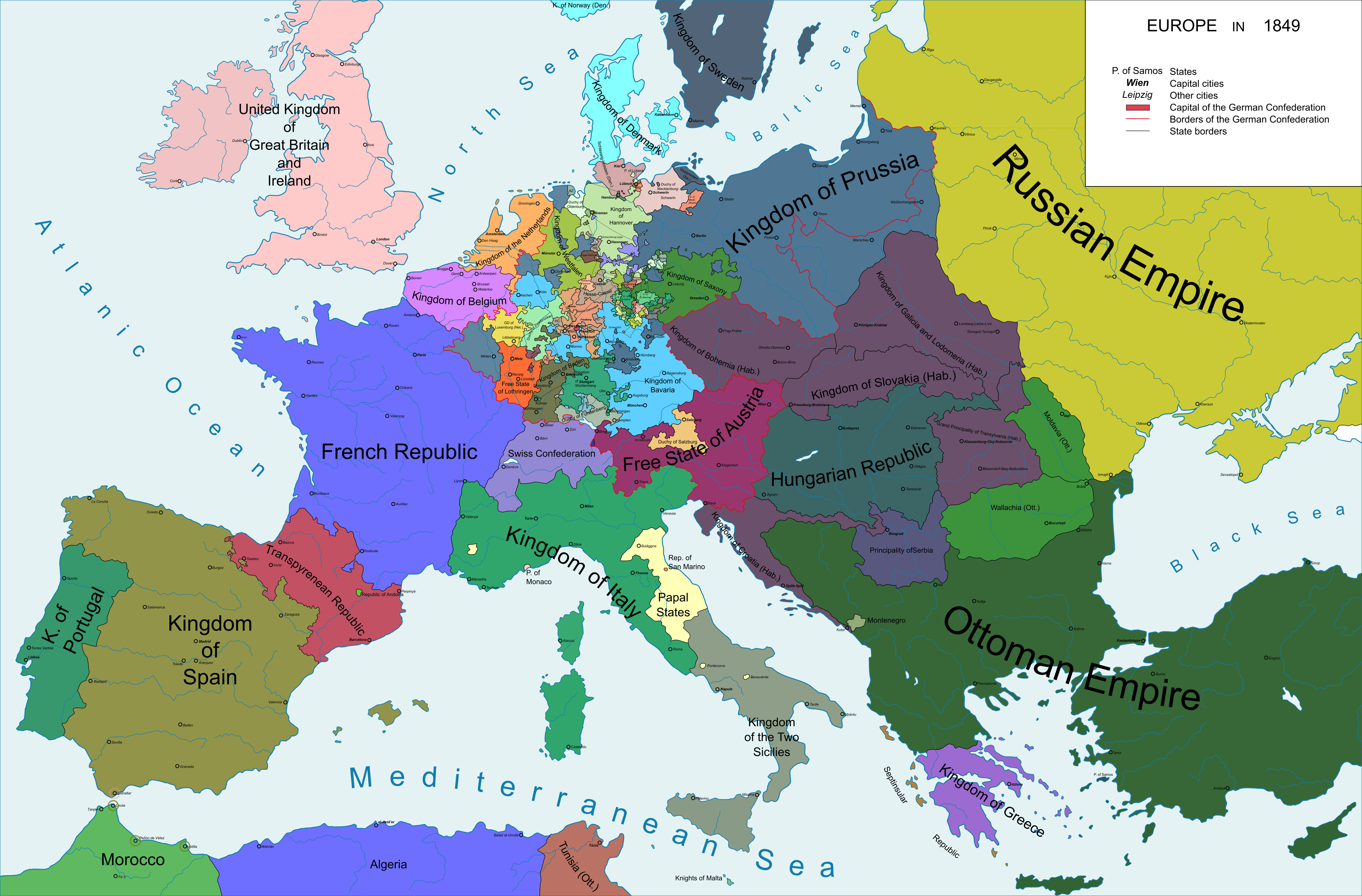 Europe In 1849 Doa By Therealeinekatze On Deviantart Europe In 1849 Doa By Therealeinekatze On Deviantart